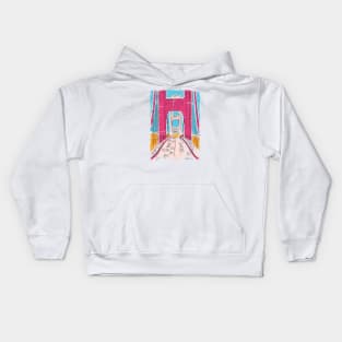 Vintage Sketch Art of Golden Gate Bridge San Francisco Kids Hoodie